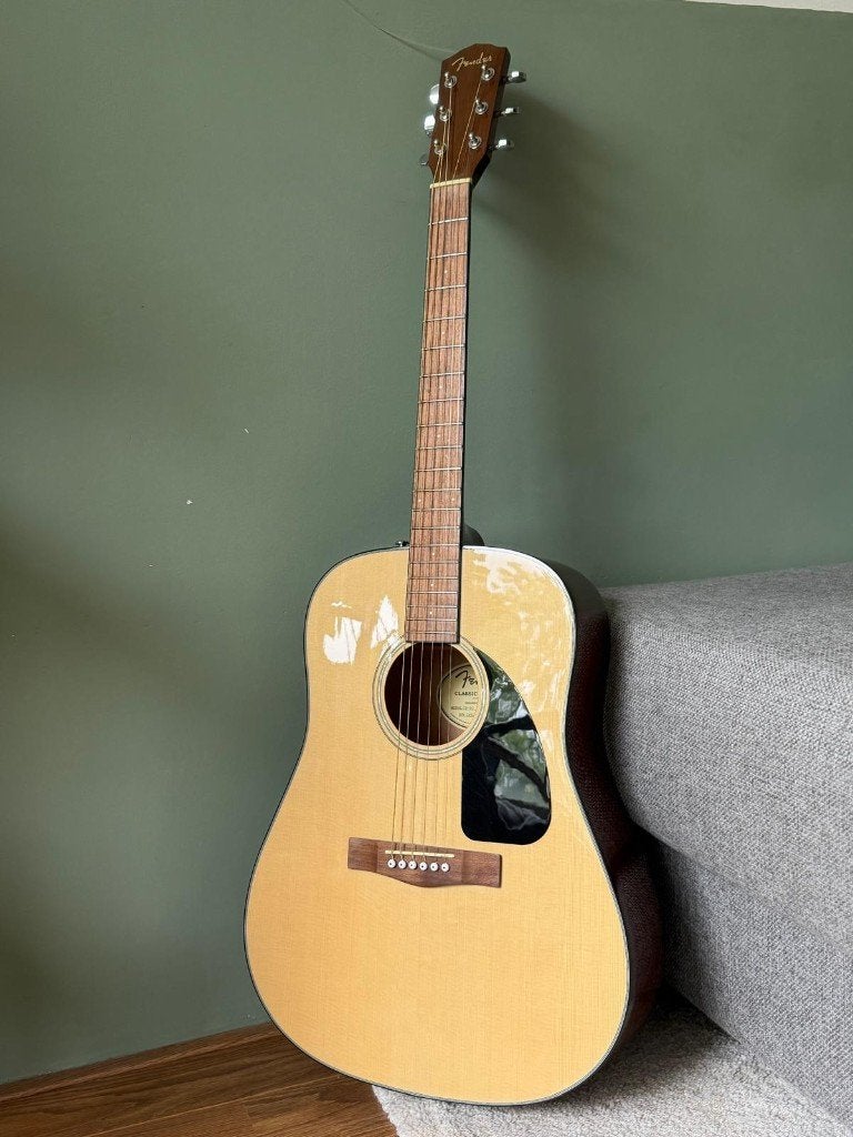Acoustic Guitar - Fender, Ophalen of Verzenden, Zo goed als nieuw, Western- of Steelstringgitaar, Met koffer