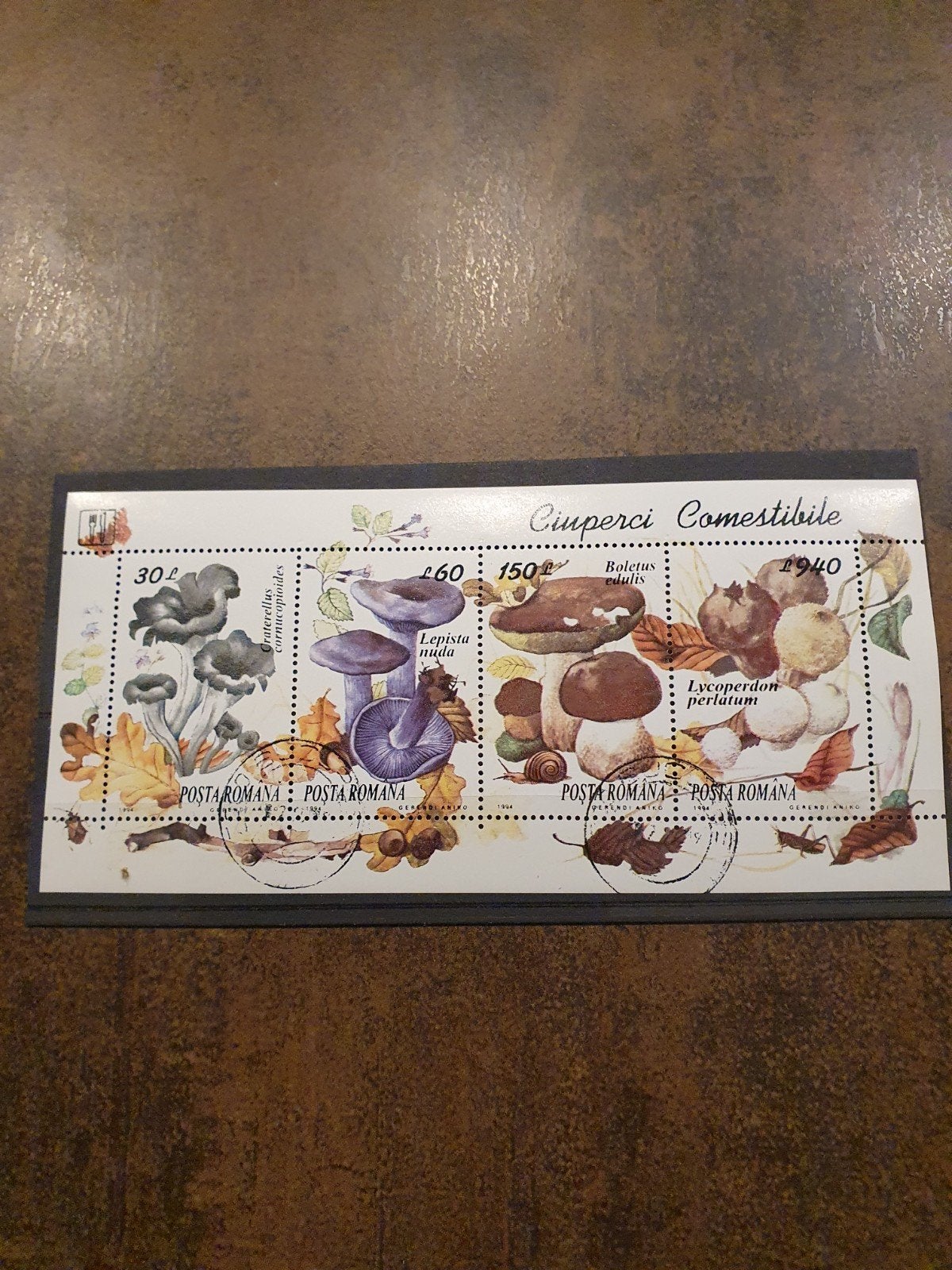 Roemenie: Roemeense postzegels - Eetbare paddenstoelen 1940, Ophalen of Verzenden, T/m 1940, Gestempeld