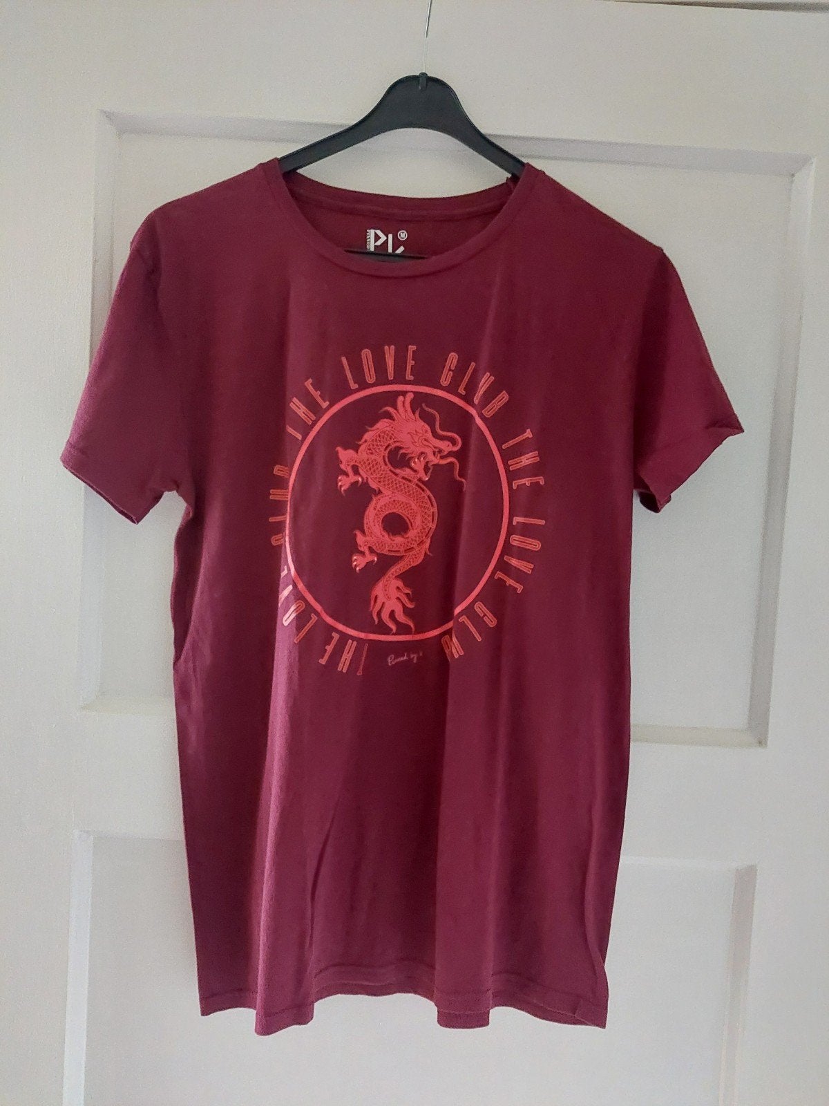 Bordeauxrood T-shirt  pdk maat M, Kleding | Dames, Zo goed als nieuw, Korte mouw, Rood, Ophalen
