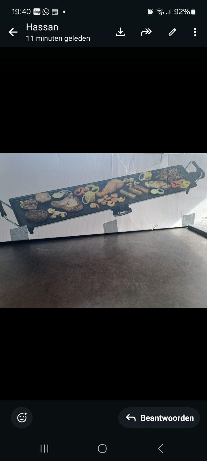 XXL Tafelgrill, Witgoed en Apparatuur, Ophalen, Zo goed als nieuw, Tafelgrill