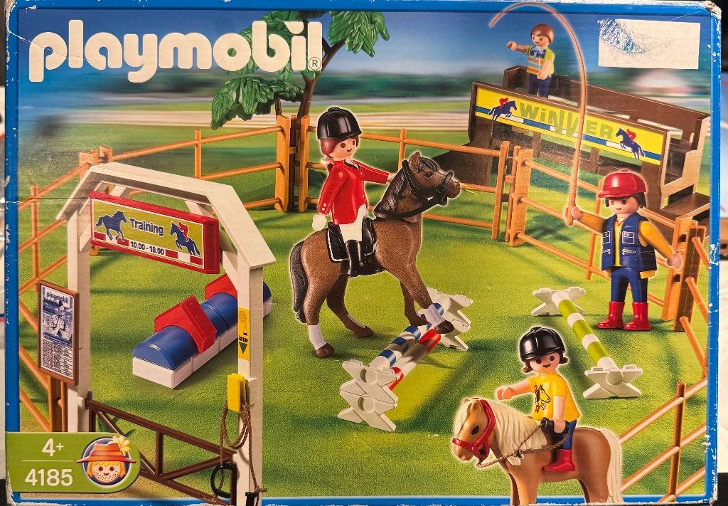 Playmobil Paardendressuur – 4185, Complete set, Overige typen, Ophalen of Verzenden, Zo goed als nieuw