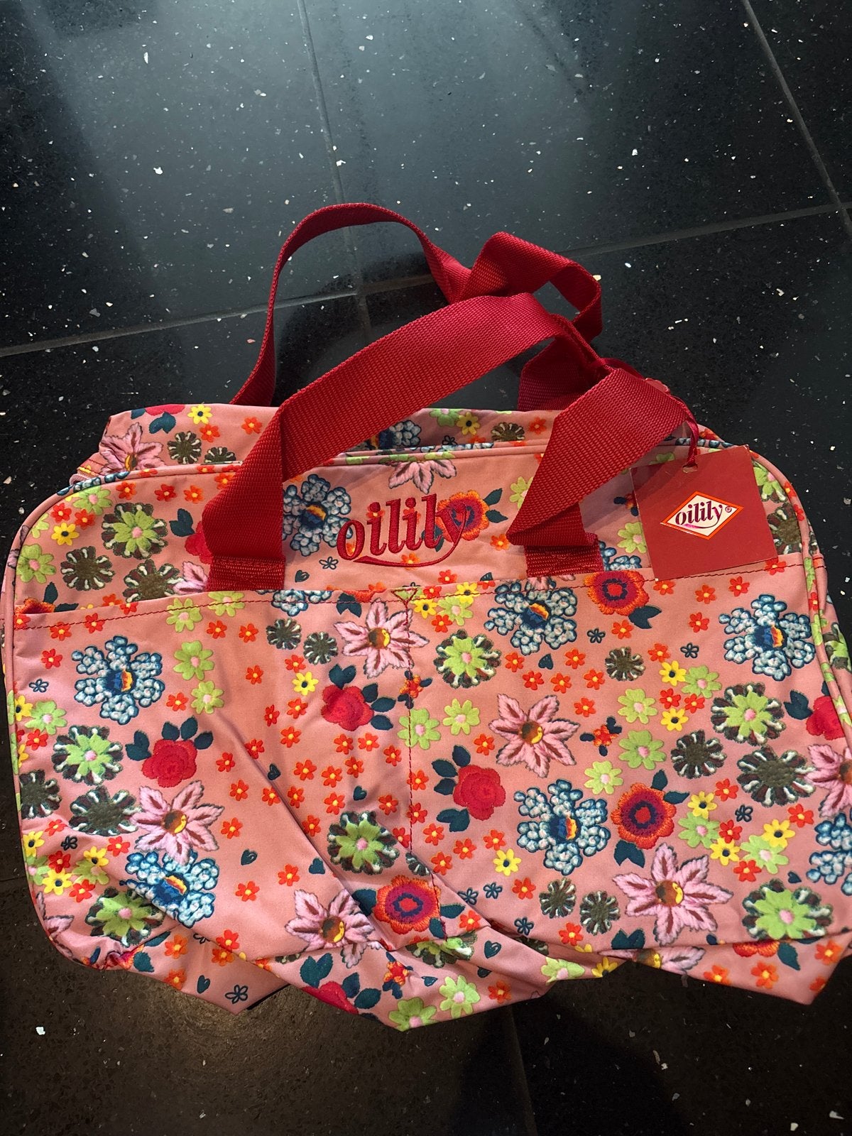 Nieuwe Oilily bloemenprint handtas/schoudertas, Sieraden, Tassen en Uiterlijk, Tassen | Damestassen, Ophalen of Verzenden, Nieuw