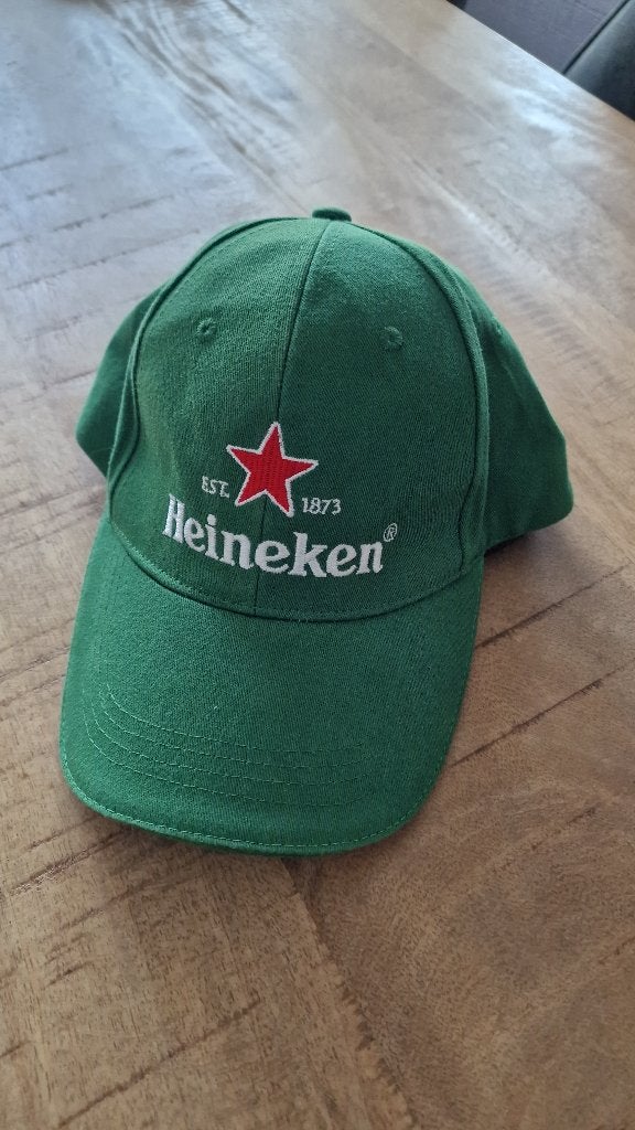 Groene Heineken pet, Ophalen of Verzenden, Zo goed als nieuw