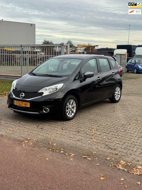 Nissan Note 1.2 Connect Edition, Auto's, Euro 5, Stof, Zwart, 1198 cc