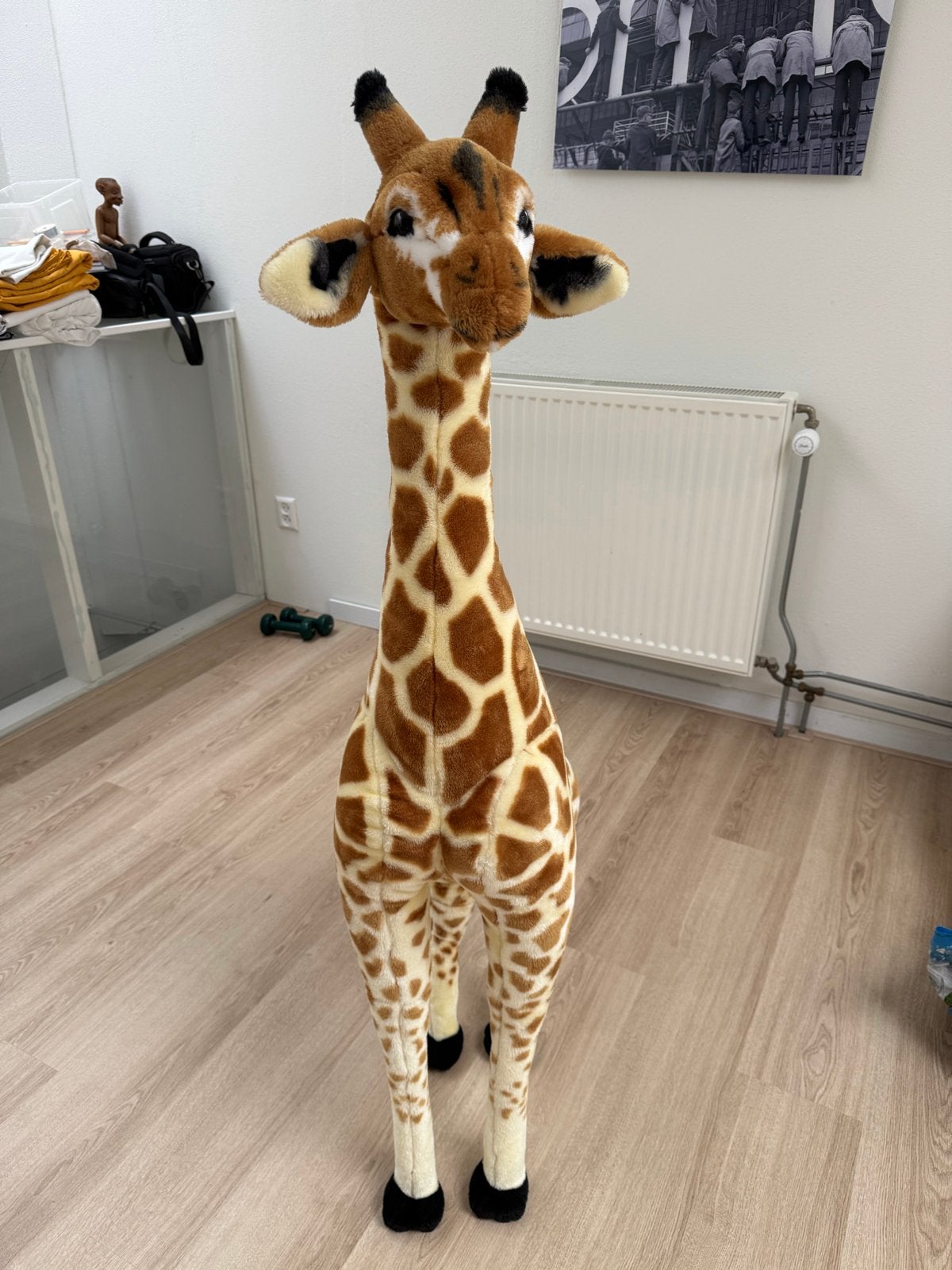 Grote knuffel giraf, olifant en/of nijlpaard van Childhome, Ophalen, Overige merken, Giraf, Bruin
