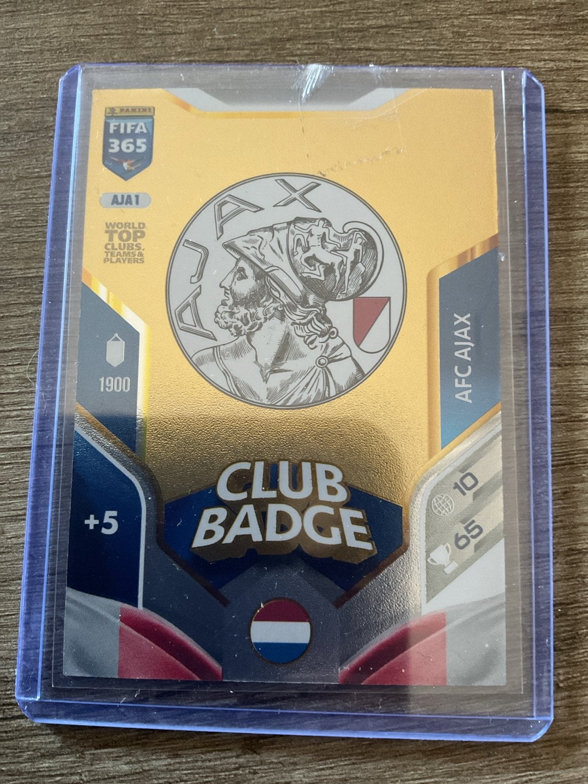 FIFA 365 Club Badge Panini Adrenalyn XL - AFC Ajax, Ophalen of Verzenden, Zo goed als nieuw, Ajax, Spelerskaart