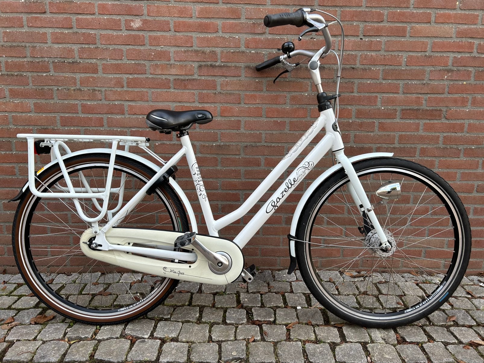 Damesfiets Gazelle Miss Grace 28 inch, Ophalen, 53 tot 56 cm, (Extra) lage instap, Zo goed als nieuw