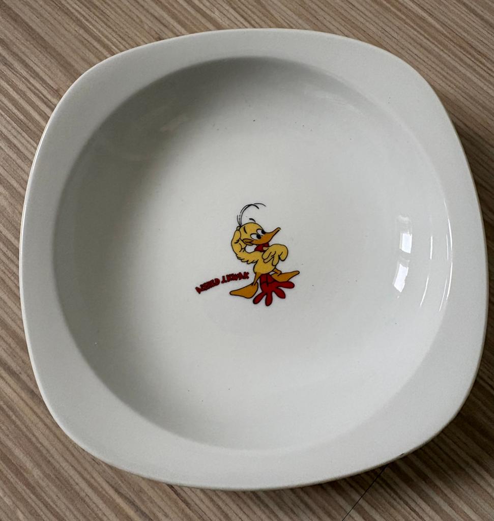 Borden Alfred J. Kwak (4 stuks) #kinderservies, Ophalen