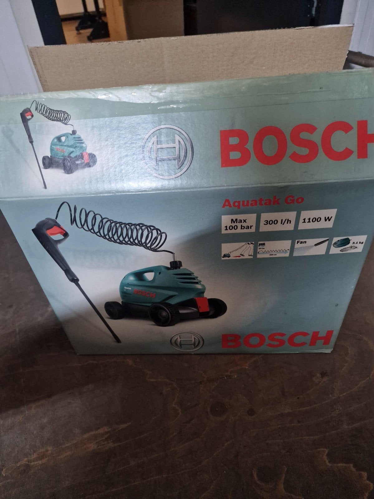 Bosch Aquatak Go hogedrukreiniger - Compact en Krachtig, Tuin en Terras, Ophalen of Verzenden, Zo goed als nieuw, Elektrisch, Bosch