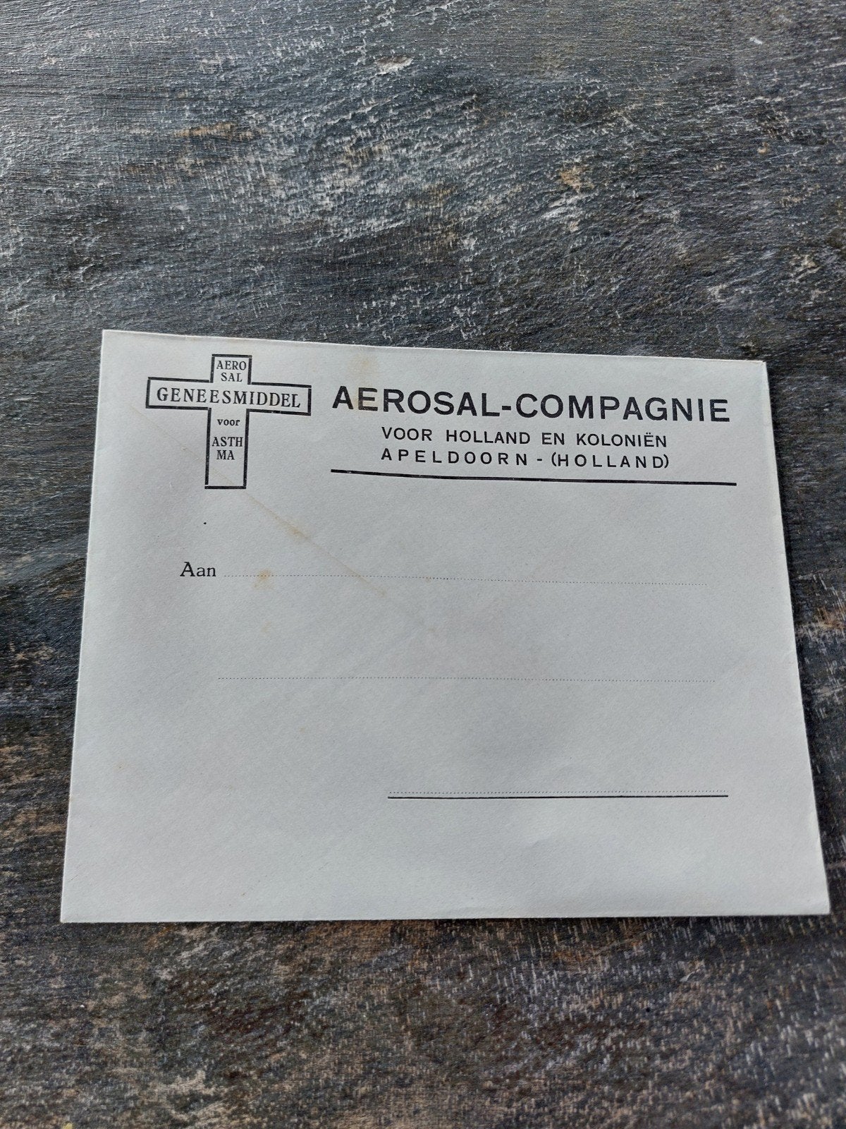 1920? Vintage Envelop Aerosal-Compagnie Holland, Ophalen of Verzenden, Gebruikt