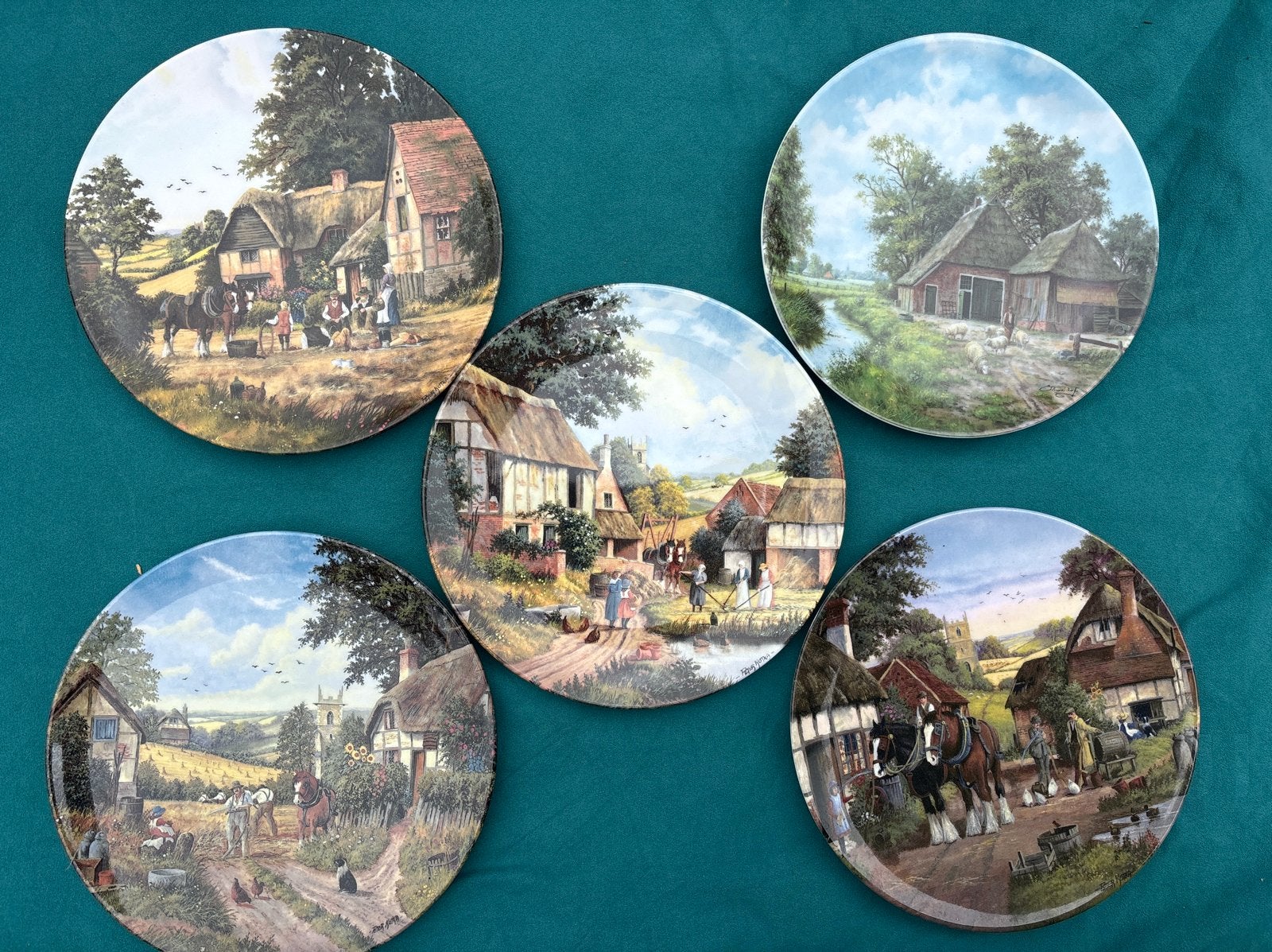 Royal Doulton 'Harvest Home' sierborden, Ophalen of Verzenden