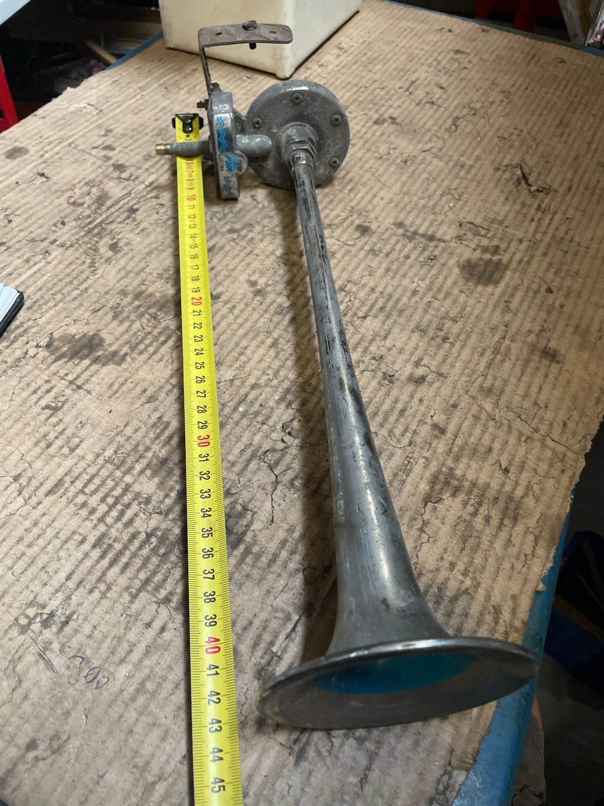 Vintage Luchttoeter / Claxon - HYDRA - Oldtimer onderdelen, Ophalen, Gebruikt, Oldtimer onderdelen