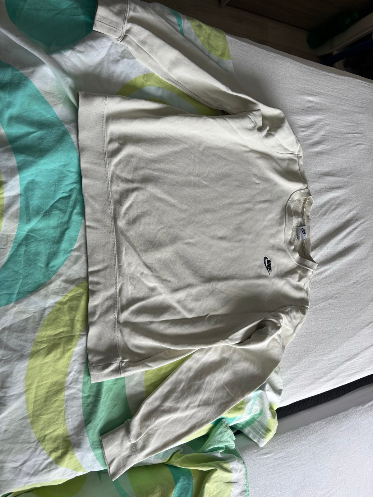 Nike trui maat L, Verzenden, Gedragen, Maat 52/54 (L), Beige