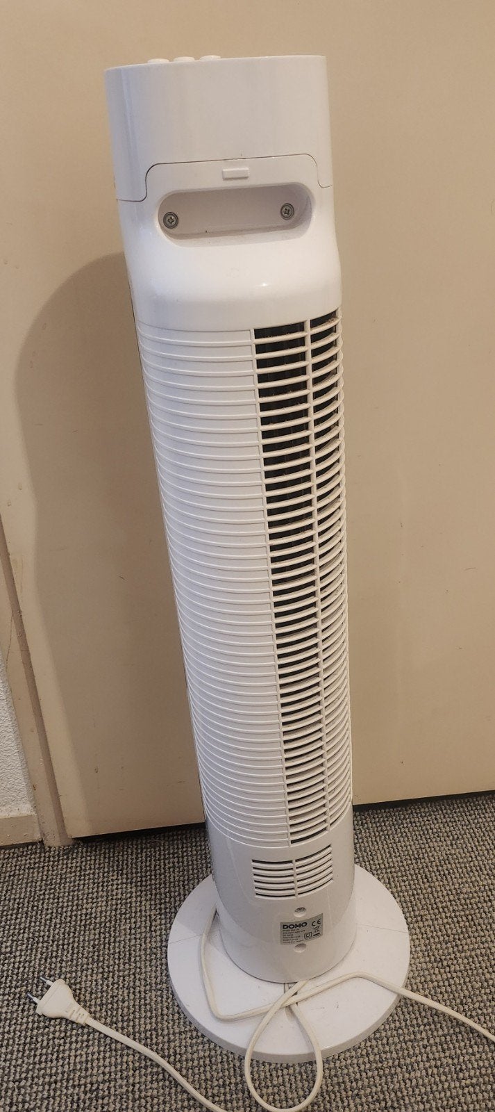 Domo torenventilator - Wit/Zwart - Goede staat, Ophalen of Verzenden, Gebruikt, Torenventilator