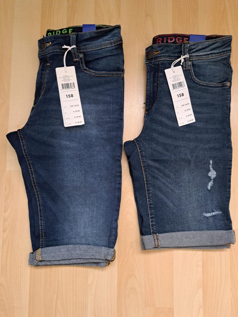 Slim fit denim short - Blue Ridge (mt 158), Broek, Nieuw, Ophalen of Verzenden, Blue Ridge