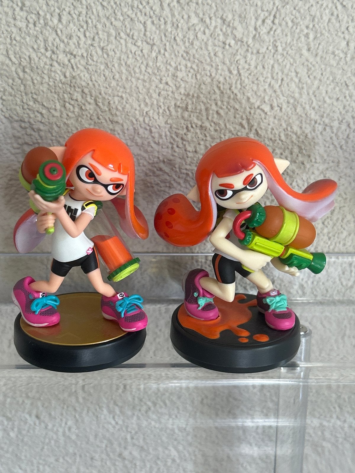 Nintendo Splatoon Amiibo Inklings (Meisje en Jongen), Ophalen of Verzenden, Nintendo, Zo goed als nieuw