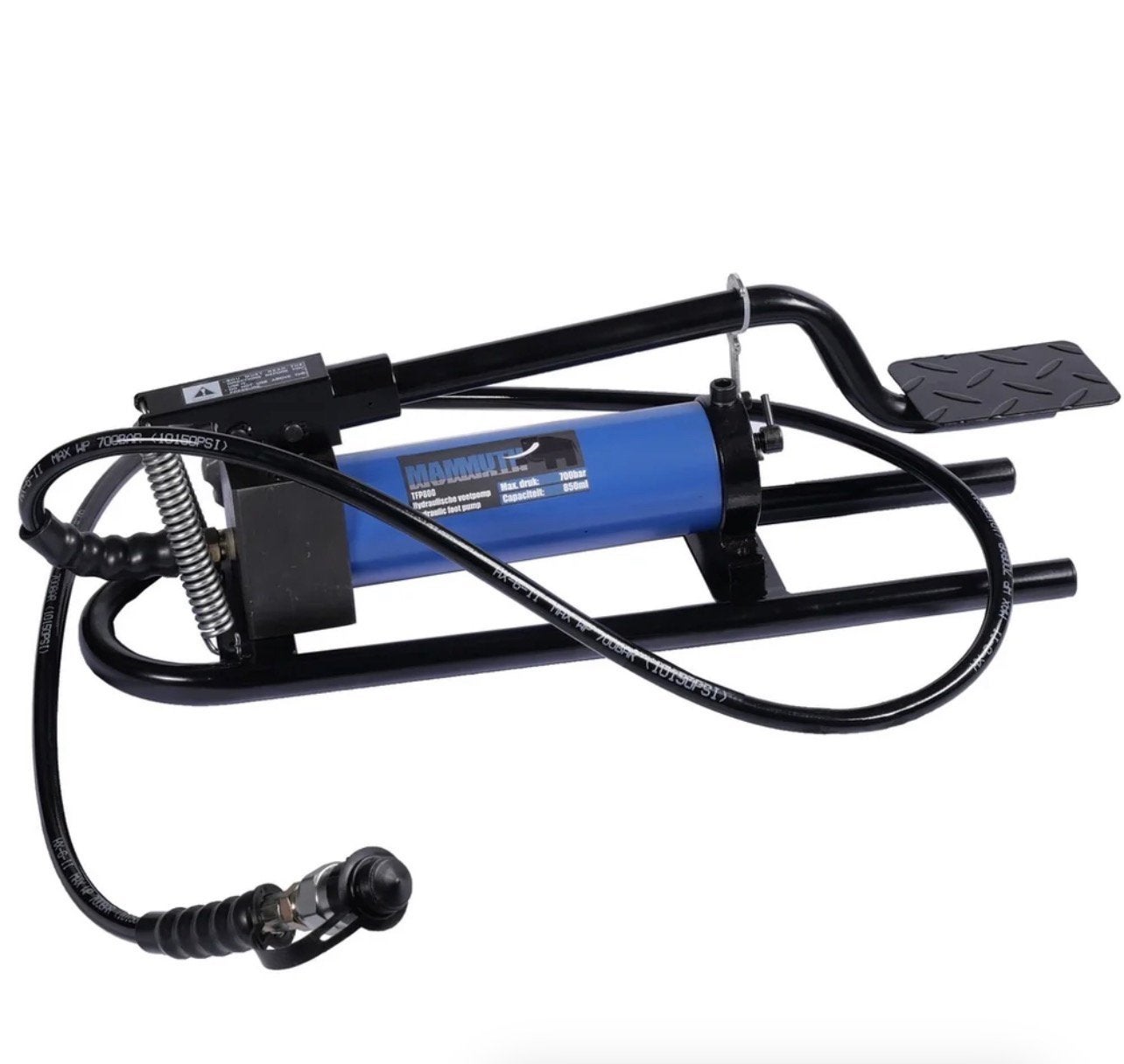 Hydraulische voetpomp 700 bar 850ml