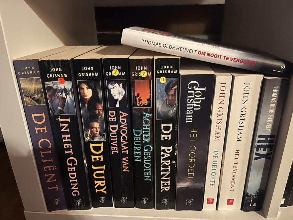 Diverse thrillers en romans van bekende auteurs, Ophalen of Verzenden, Gelezen