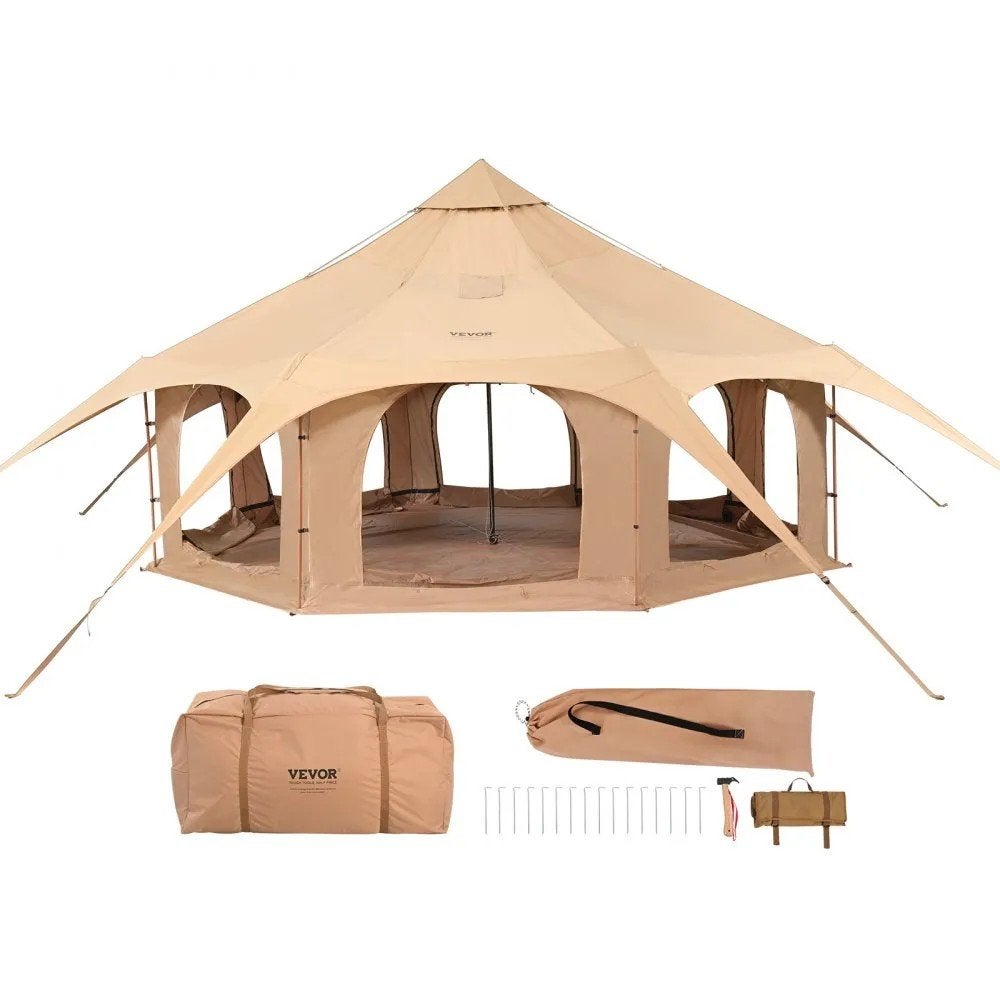 Nieuwe VEVOR  5m Yurt Tent Bell tent. Model: ZJXYMXT-5M, Ophalen, Nieuw, Meer dan 6