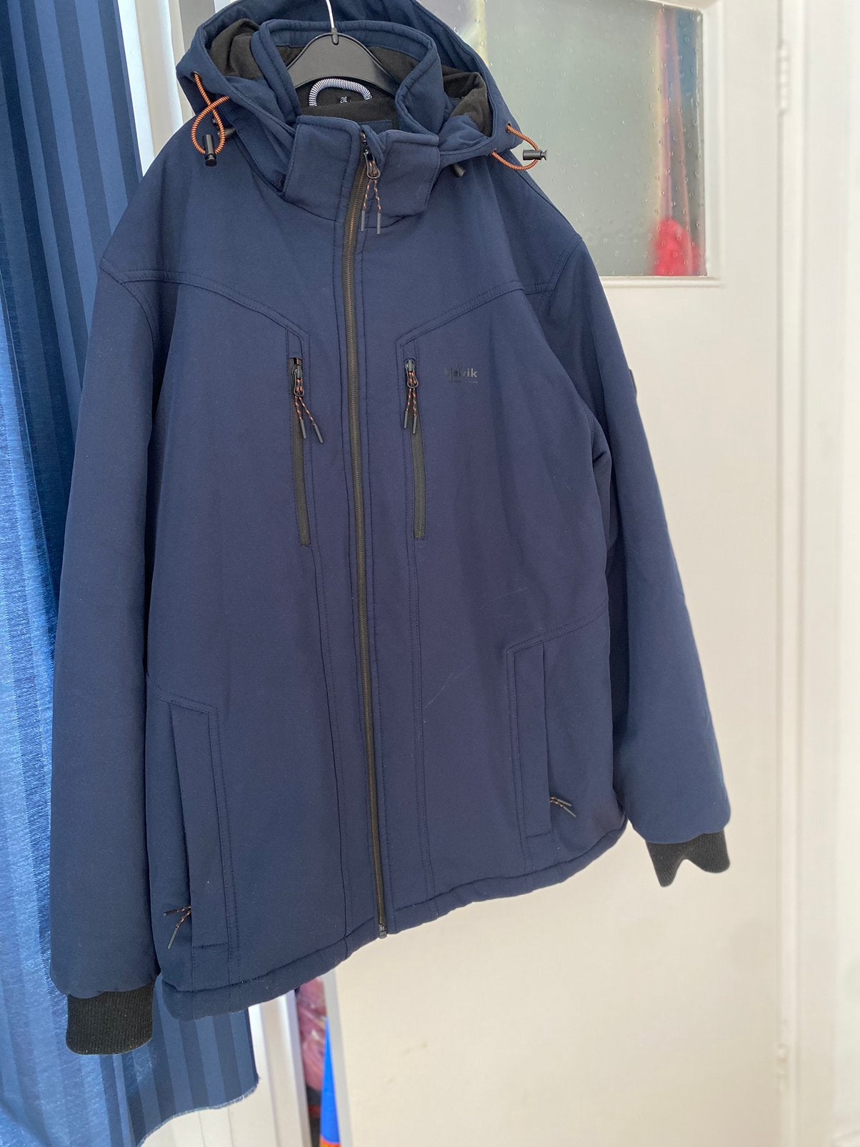 Afgeprijsd :-Kjelvik SoftshellMaatXXL 2XLNieuwprijs €110, Kleding | Heren, Jassen | Winter, Ophalen, Blauw, Overige maten, Zo goed als nieuw