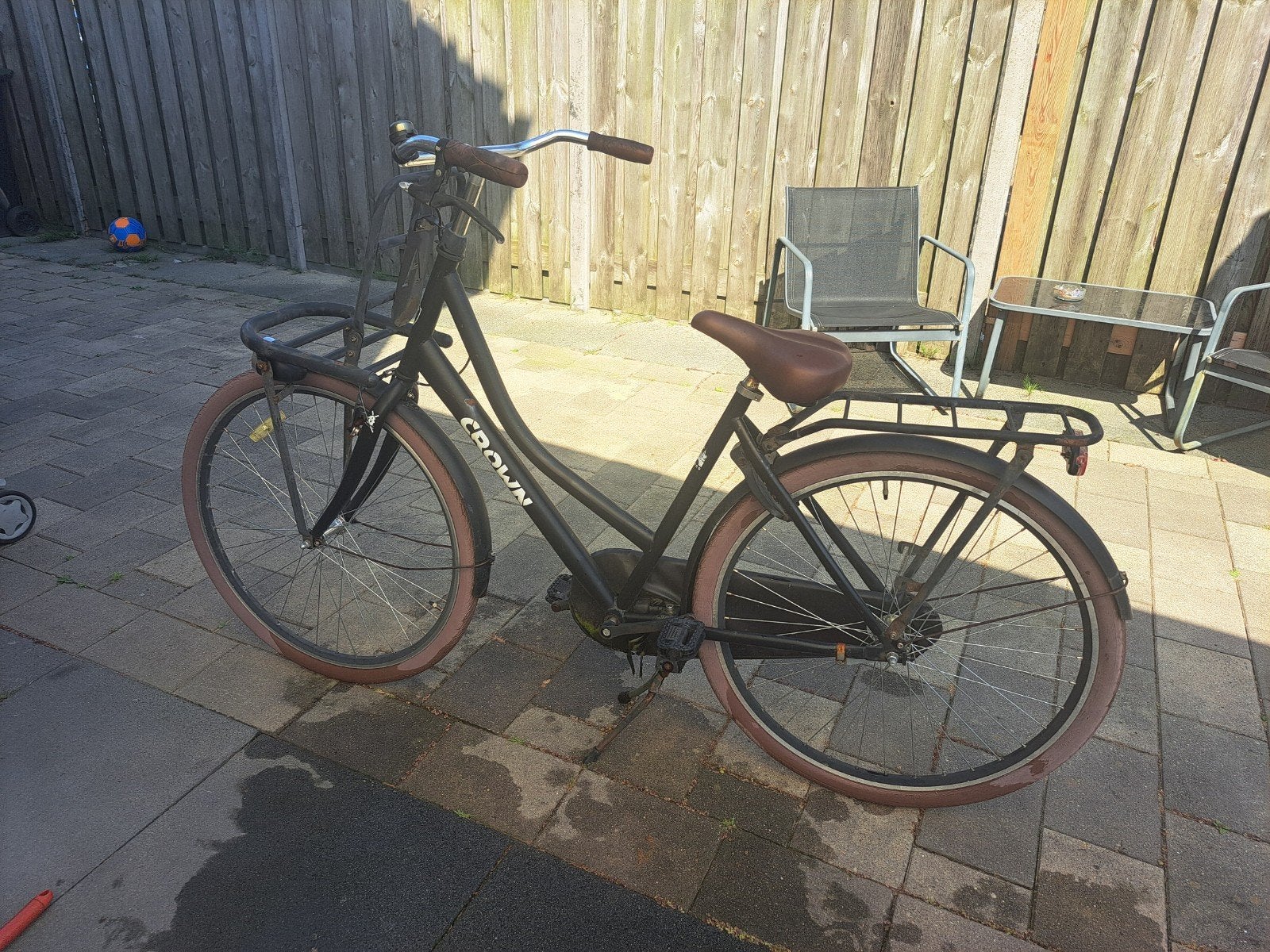 dames transport fiets 28 inch, Ophalen, Gebruikt, Handrem