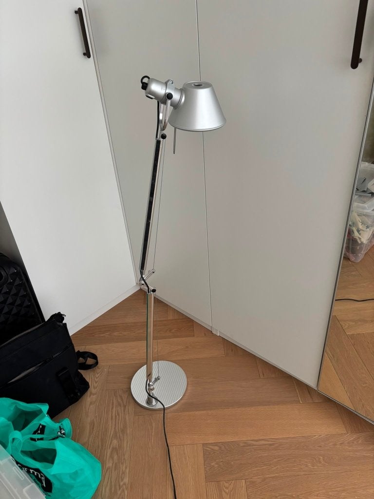 Artemide Tolomeo Lettura  Alu Design Lamp, Ophalen, Nieuw, E27 (groot), Spaarlamp