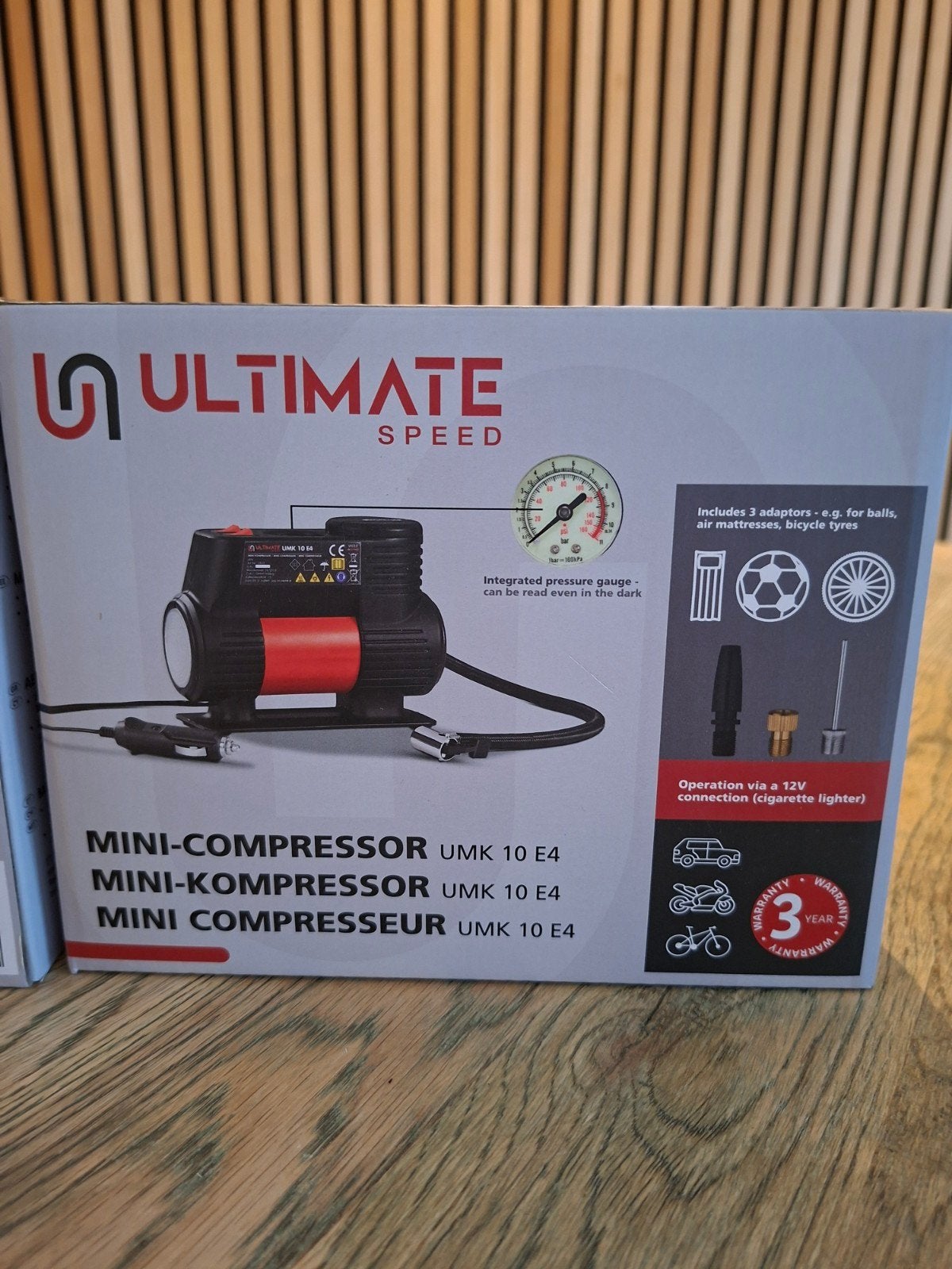 Ultimate Speed Mini-Compressor UMK 10 E4, Verzenden, 10 bar of meer, Nieuw, Minder dan 200 liter/min