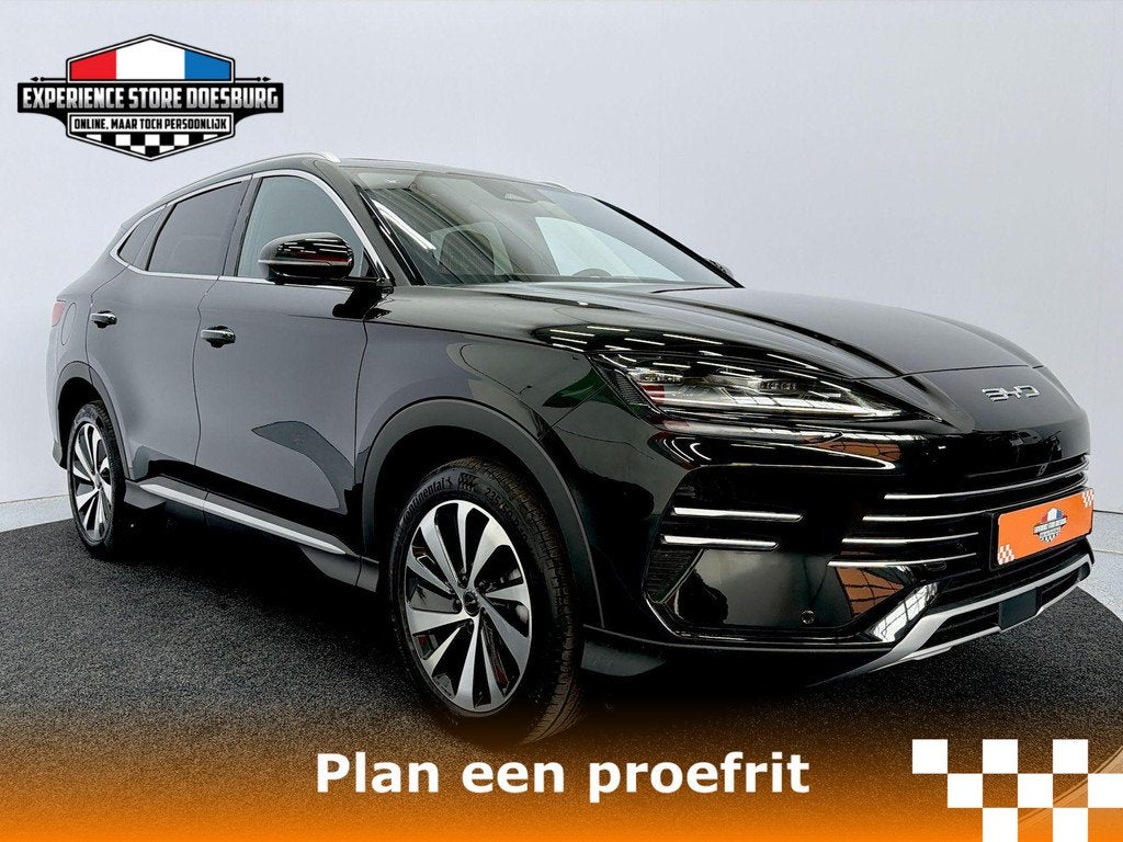 BYD SEAL U PHEV DM-I Boost Stil, sterk en klaar voor elke ri, Auto's, Gebruikt, Met garantie (alle), 2020 kg, Zwart