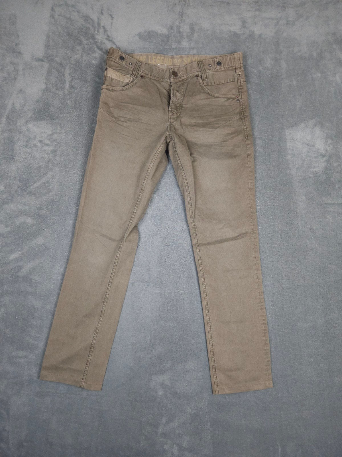 Pme Legend Broek Skyhawk W34 L32 Slim Fit Bruin Jeans ., Kleding | Heren, Spijkerbroeken en Jeans, Overige kleuren, Verzenden