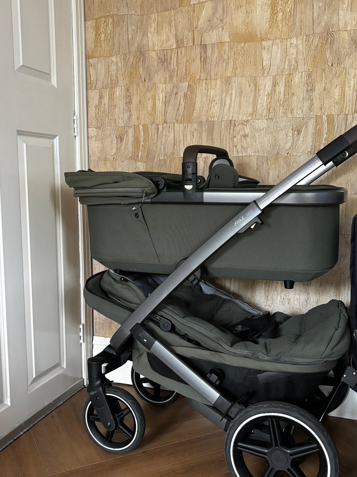 Joolz Geo 3 kinderwagen compleet met accessoires, Gebruikt, Combiwagen, Met reiswieg, Ophalen