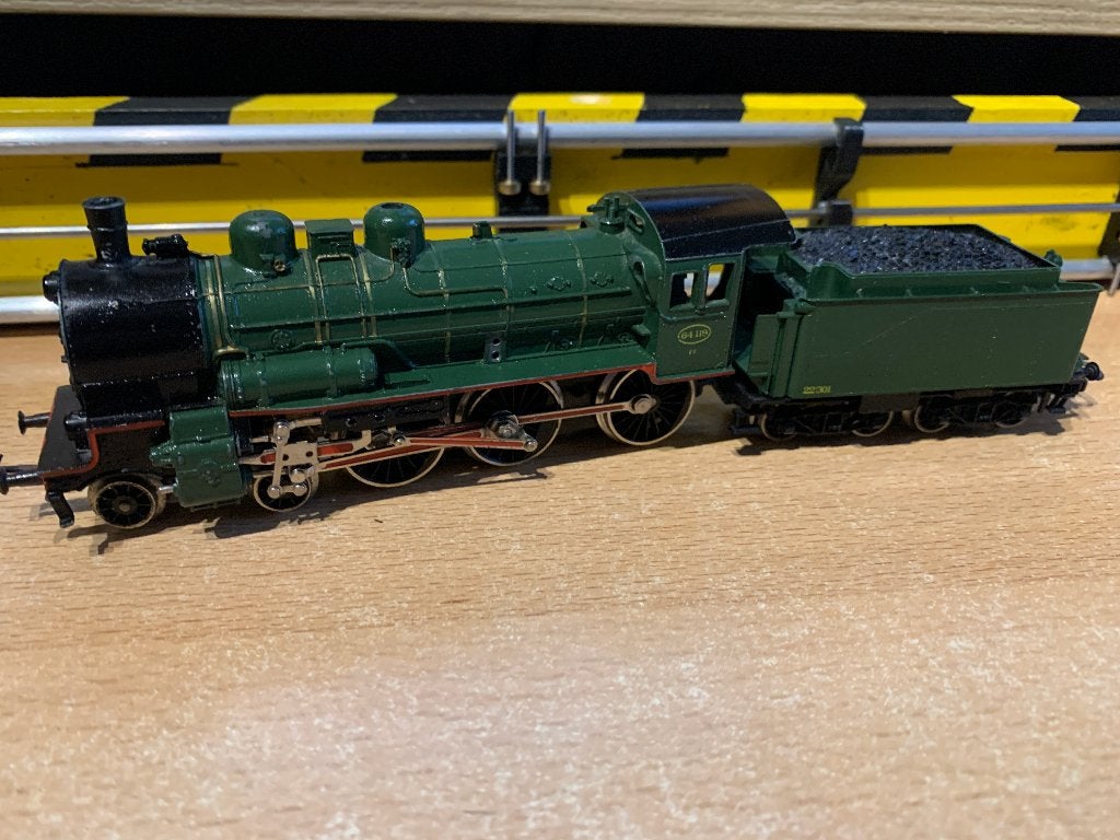 Märklin 3086 H0 Stoomlocomotief Serie 64 119 van de NMBS, Wisselstroom, Gebruikt, Wagon, Ophalen of Verzenden