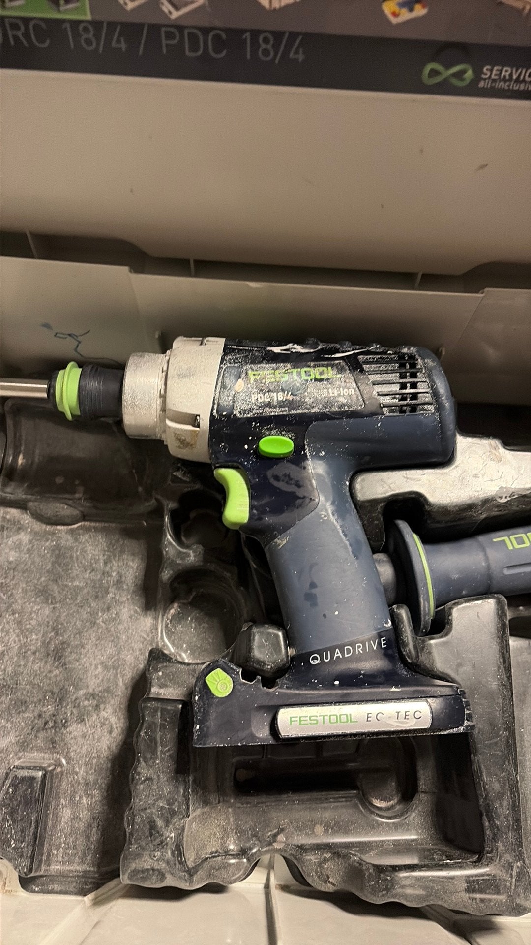 Festool schroeftol pdc 18v body, Ophalen, Zo goed als nieuw, Boor- en Schroefmachine