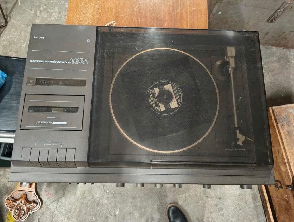 Philips stereo music Centre 1331, Gebruikt, ., ., Platenspeler