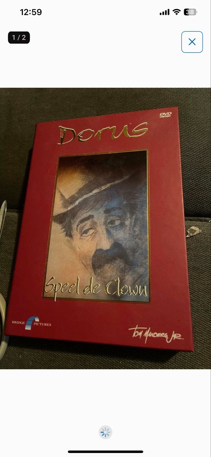 Dorus - Speel de Clown DVD - Tom Manders Jr., Gebruikt, Alle leeftijden, Inclusief doosje, Ophalen of Verzenden
