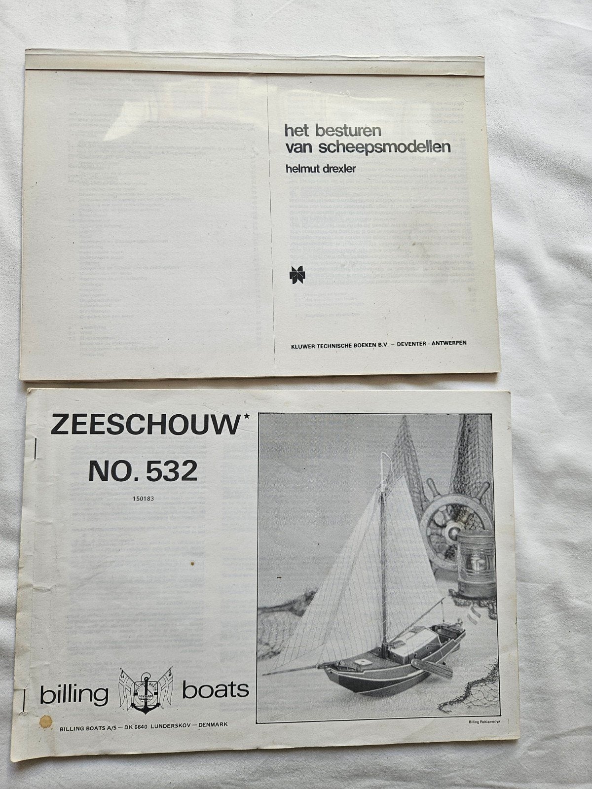 Billing Boats Zeeschouw No. 532 Modelbouwplan, Ophalen of Verzenden, Gebruikt