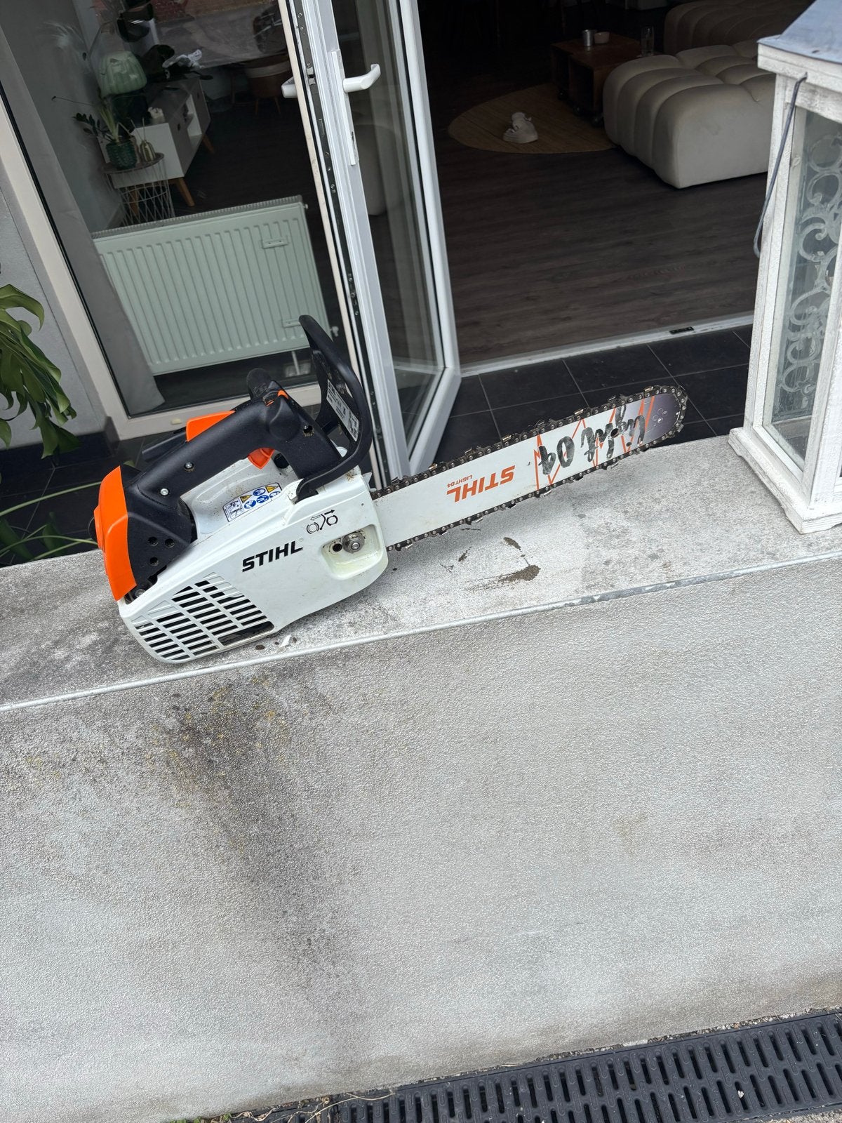 STIHL MS 194 T kettingzaag – slechts 3x gebruikt, Doe-het-zelf en Verbouw, Gereedschap | Zaagmachines, Ophalen, Kettingzaag, Zo goed als nieuw