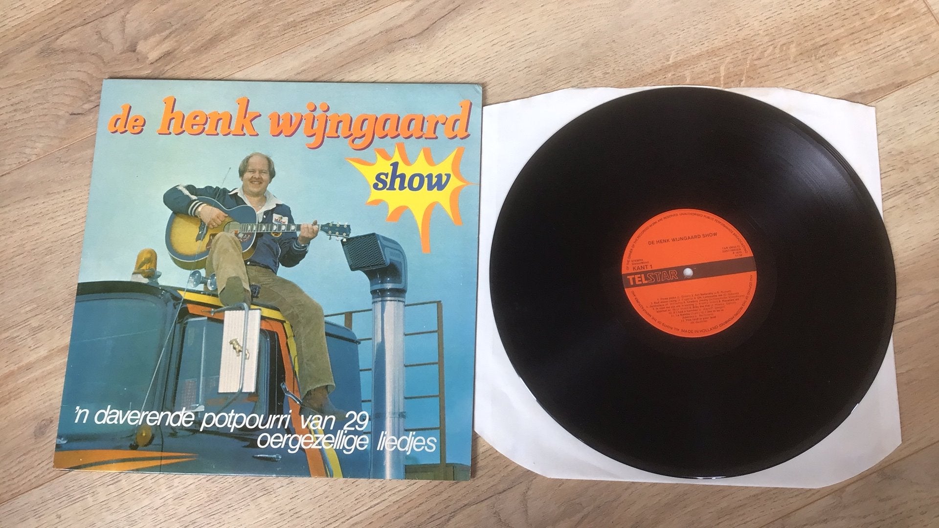 Mooie Lp Henk Wijngaard, Ophalen of Verzenden, Zo goed als nieuw, 12 inch, Levenslied of Smartlap