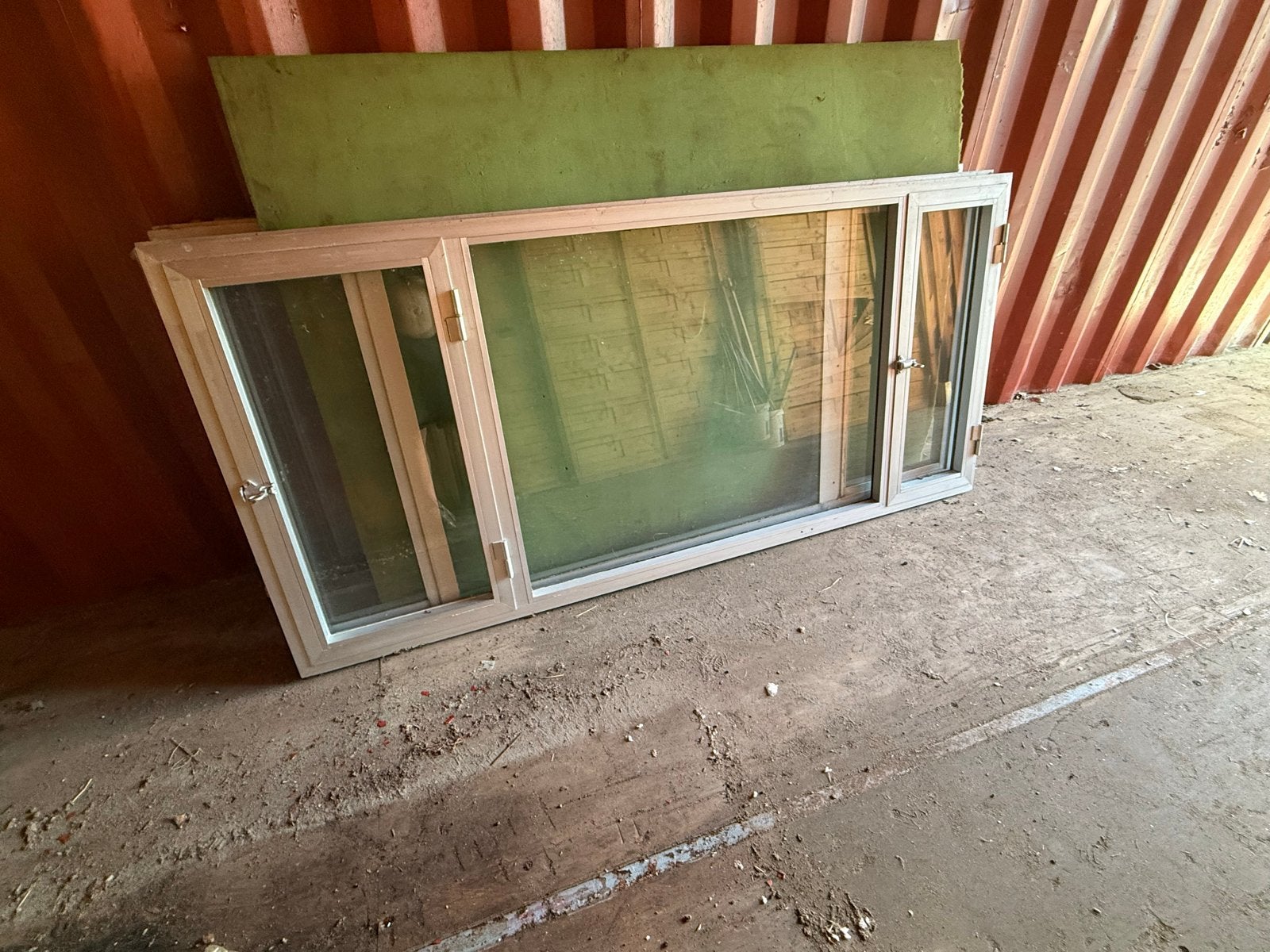 Gebruikt Gevelraam Aluminum met glas, Ophalen, Gevelraam of Ruit, Gebruikt, 80 tot 120 cm