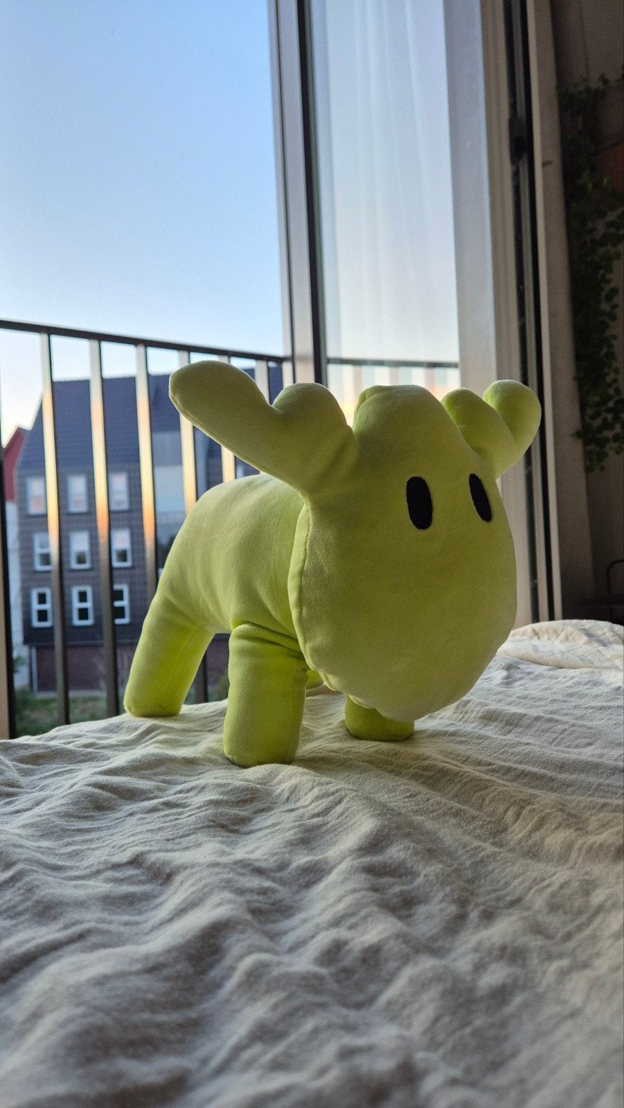 Moz eland knuffel, Kinderen en Baby's, Speelgoed | Knuffels en Pluche, Groen, Overige typen, Nieuw, Ophalen of Verzenden