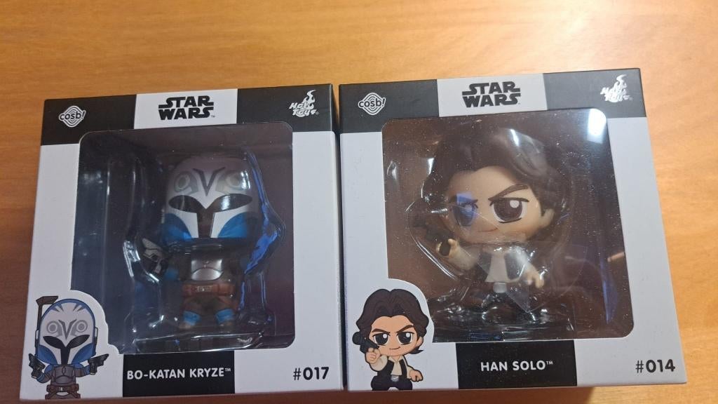 Star Wars Cosbi Poppetjes: Han Solo & Bo-Katan Kryze (Nieuw), Ophalen of Verzenden, Zo goed als nieuw