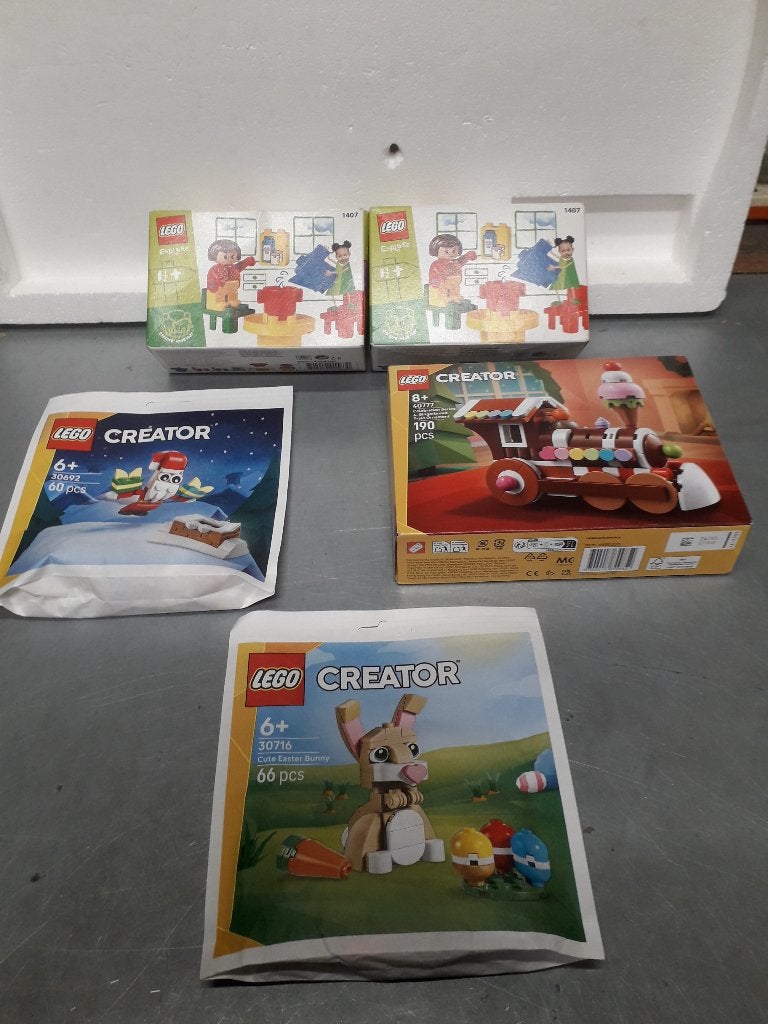 5 LEGO SETS NIEUW IN ONGEOPENDE VERPAKKING !!, Lego, Nieuw, Ophalen of Verzenden, Complete set