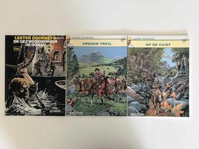 Lester Cockney, SC, Franz, o.a. deel 9 Op de Vuist, avontuur, Boeken, Meerdere stripboeken, Ophalen of Verzenden, Zo goed als nieuw