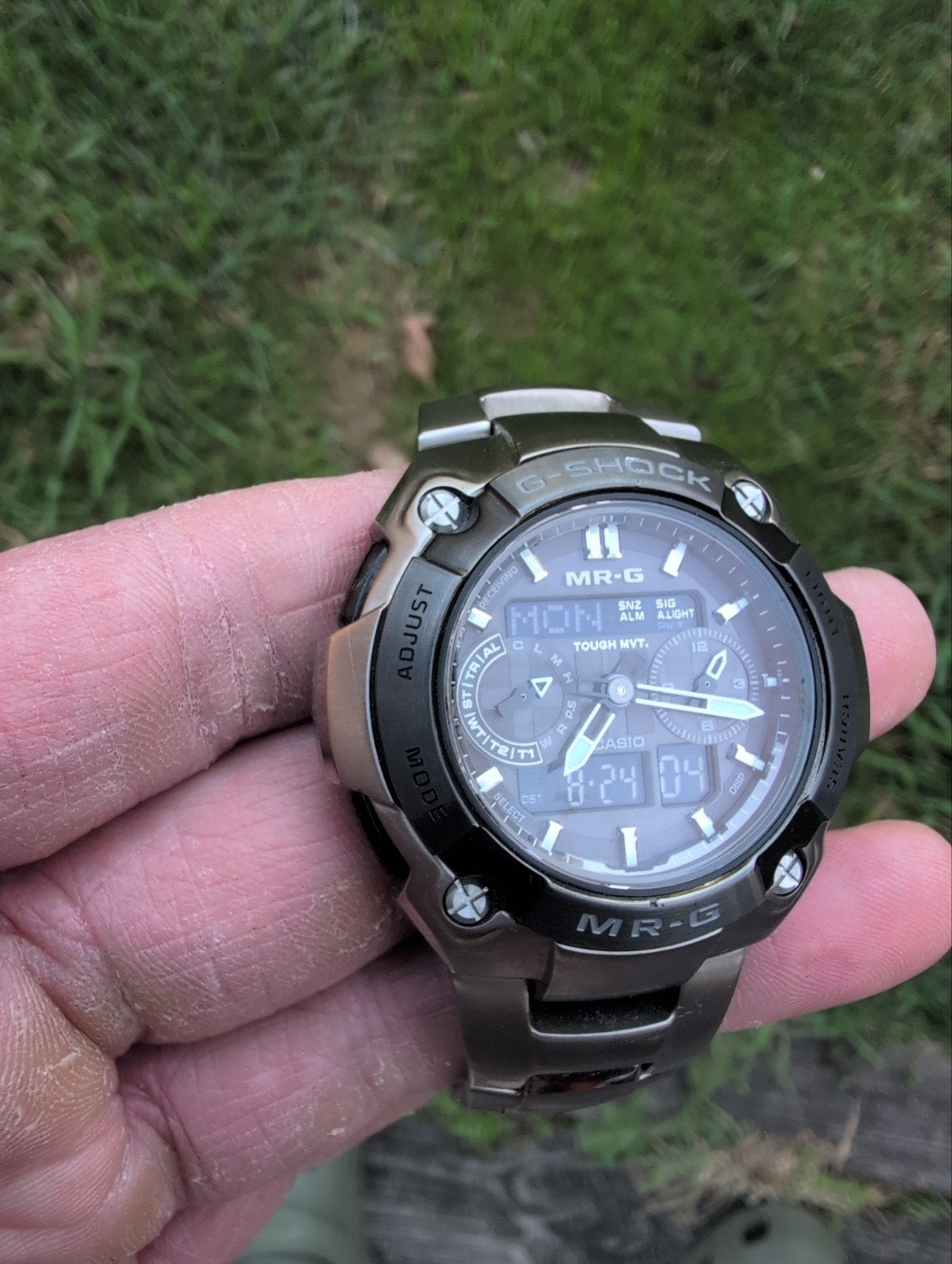 Casio MR-G 7600 1BJF G-SHOCK, Sieraden, Tassen en Uiterlijk, Horloges | Heren, Gebruikt, Polshorloge, Overige materialen, Ophalen of Verzenden