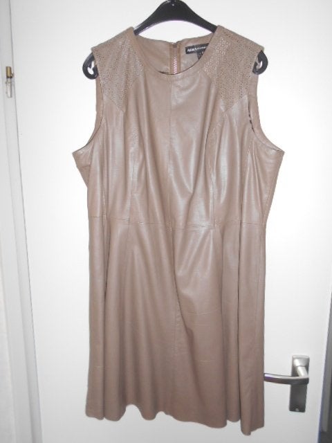 Lerenjurk, Bruin, Verzenden, Maat 46/48 (XL) of groter, Zo goed als nieuw