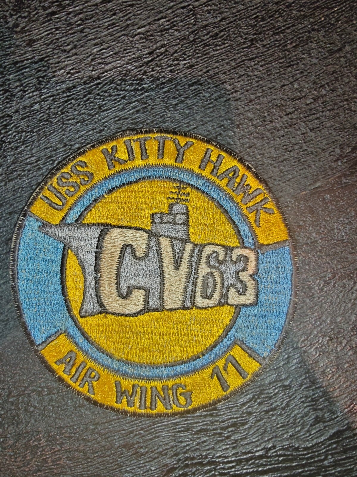 patch US Navy USS Kitty Hawk CV-63 Aircraft Attack Carrier 1, Ophalen of Verzenden
