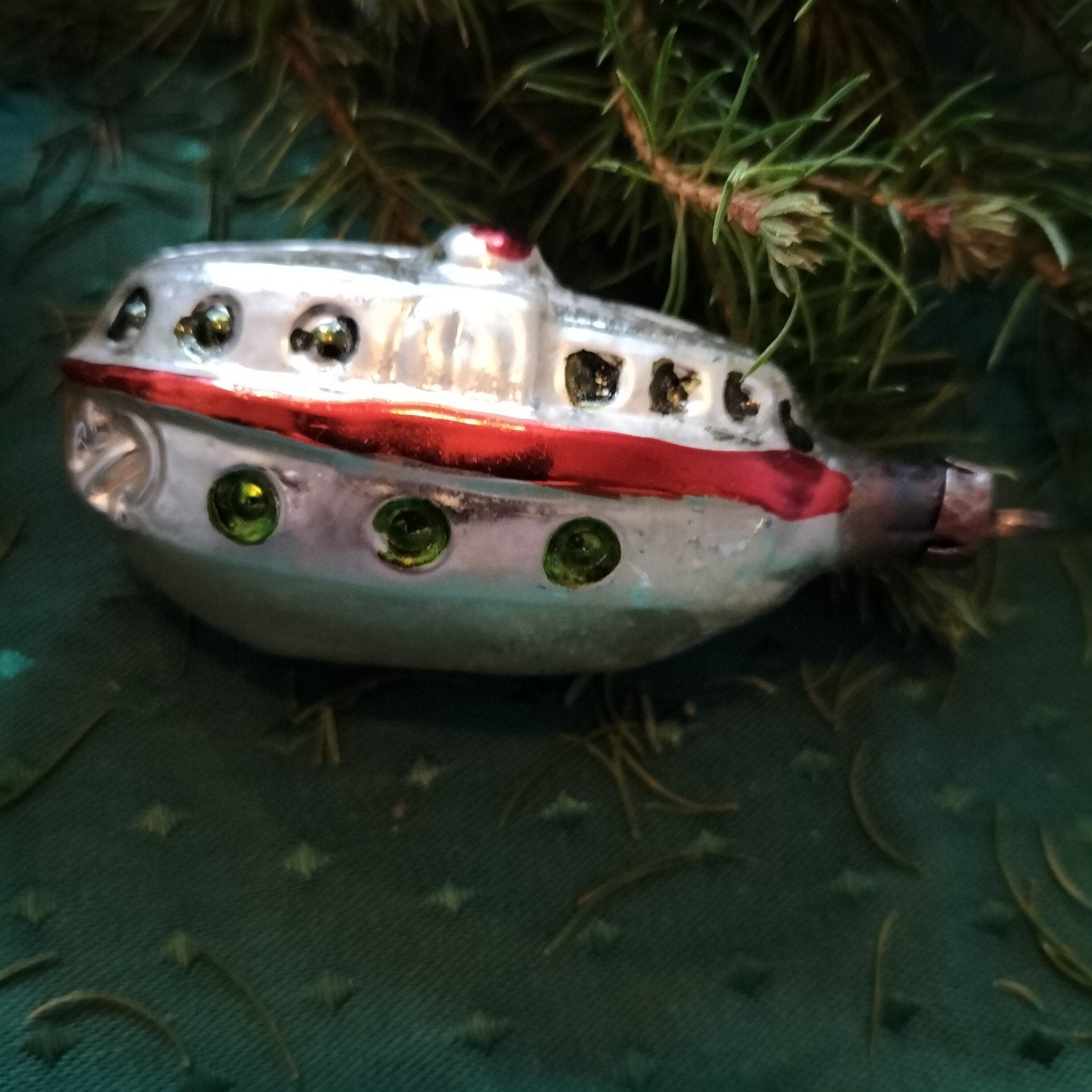 antieke kerstbal duikboot, Ophalen of Verzenden