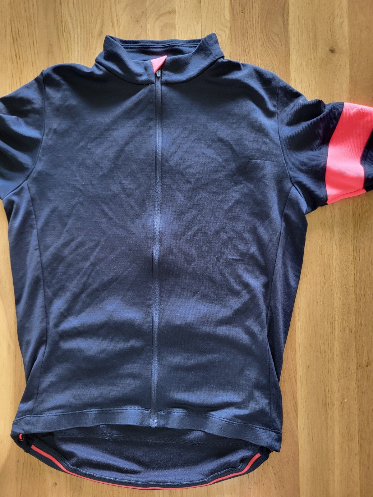Rapha fietsshirt - Blauw/ Roze (M), Rapha, Ophalen of Verzenden, Hardlopen of Fietsen, Gedragen