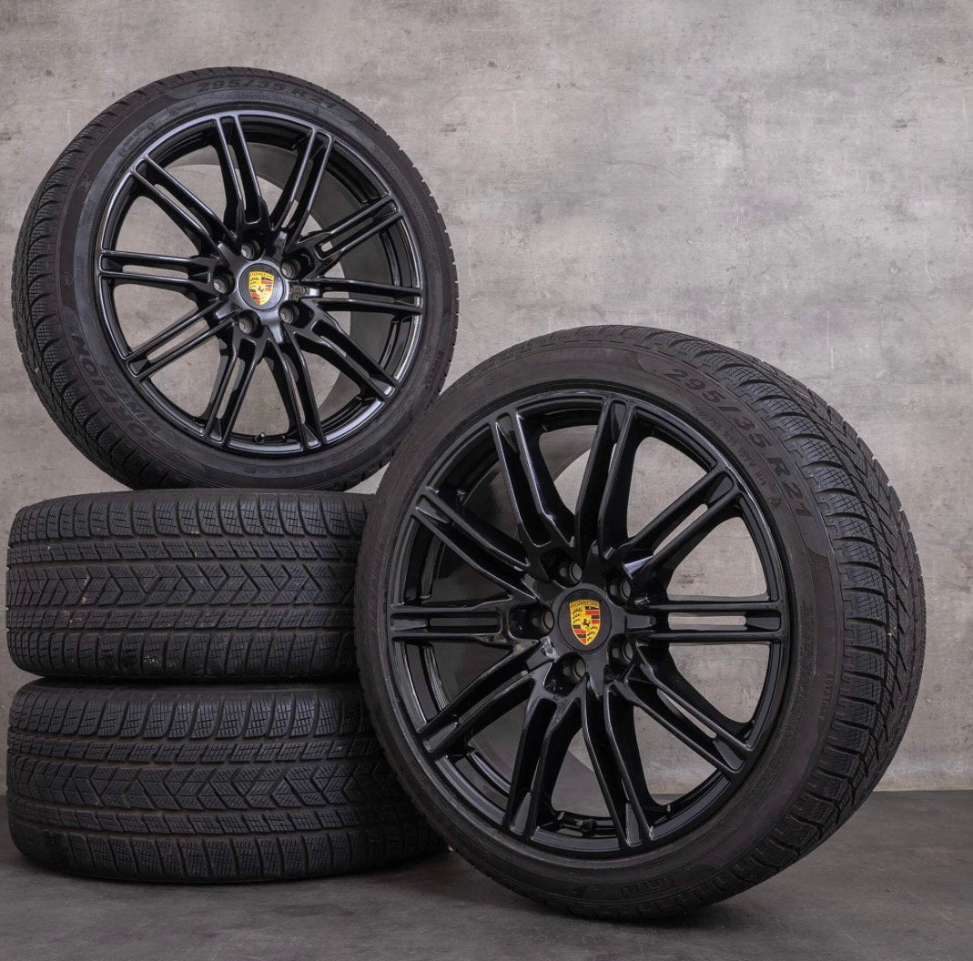 Porsche Cayenne Turbo 21 inch velgen met nieuwe winterbanden, Ophalen, Banden en Velgen, Nieuw, 21 inch