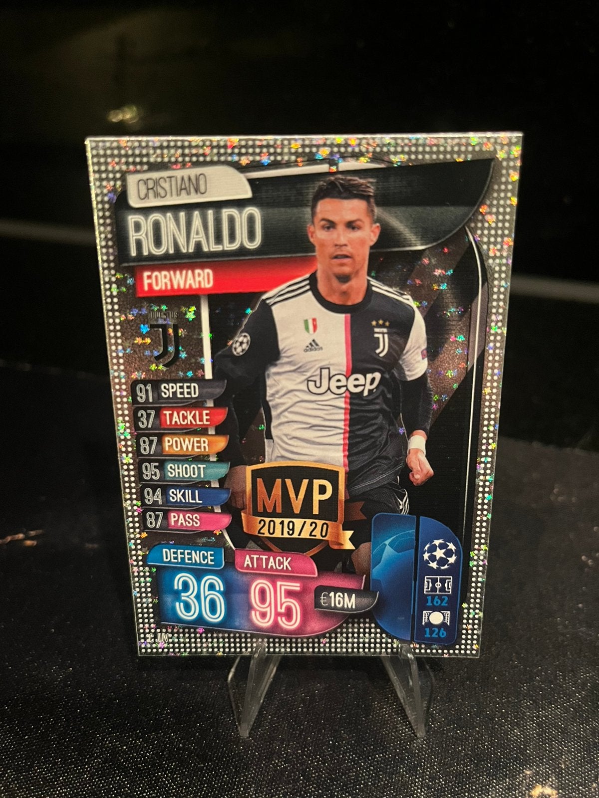 Topps Match Attax Ronaldo MVP 2019/20, Ophalen of Verzenden, Zo goed als nieuw, Buitenlandse clubs, Spelerskaart