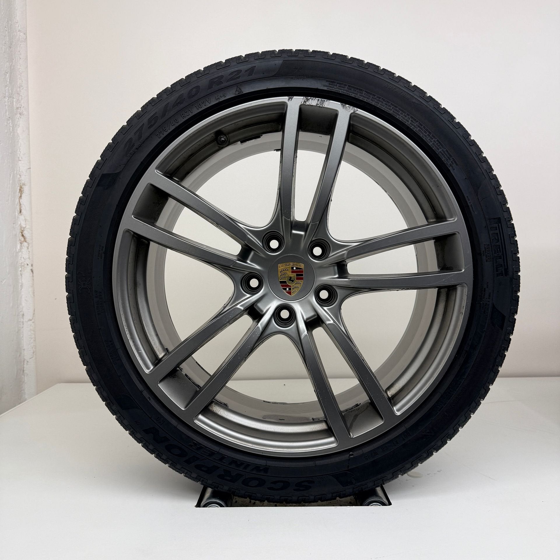 Porsche Cayenne- 21 inch - winterbanden, Auto-onderdelen, Gebruikt, Banden en Velgen, 305 mm, Personenwagen